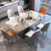 H6e2ad59a6eb04e7ea1020028573603cdG Set Meja Makan Mewah Modern