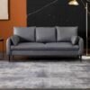 Sofa Sofa Kulit Sintetis 3 Dudukan Minimalis